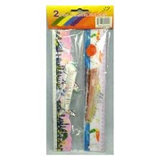 2 Piece Rulers-3D Design with Glitter