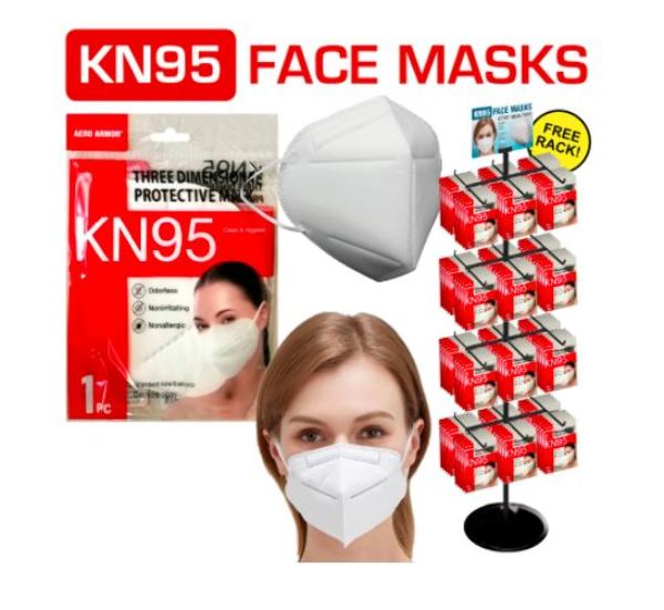 Wholesale KN95 Face Mask Display (SKU 2357221) DollarDays