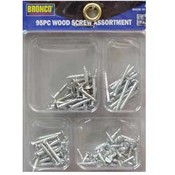 95 Piece Wood Screws Assorted