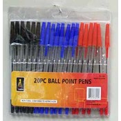20 Pack Ball Point Pens