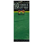 10 Sheet Green Tissue Paper