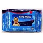 100 Count Blue Baby Wipe