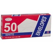 50 Count #10 White Envelopes