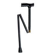 Lightweight Adjst Folding Cane with T Hndl