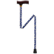 Lightweight Adjst Folding Cane with T Hndl