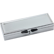 Blank Metal Pill Container Box - Rectangle