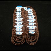 Thin Brown Hair Ties