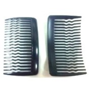 Black Plastic Styling Hair Combs
