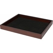 Mahogany Finish Dresser Top Organizer