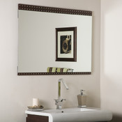 Frameless Wide Bathroom and Wall Mirror