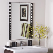 Frameless Beveled Bathroom and Wall Mirror