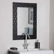 Frameless Strands Bathroom and Wall Mirror