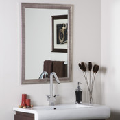 Silver Mirror Distressed Bathroom and Wall Mirror