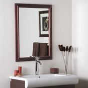 Wood Framed Mirror 2"  Bathroom and Wall Mirror