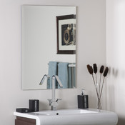 Frameless Rectangle Bathroom and Wall Mirror