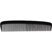 Hair Comb, 7", Black - CASE