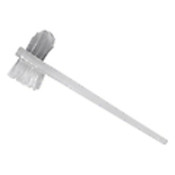 Denture Brush, 2-Sd, Clear Polypropylene Bristle