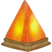 Hand Carved Himalayan Salt Lamp- Pyramid