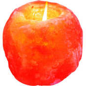 Medium Natural Himalayan Salt Candleholder