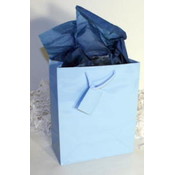 Lt.Blue/Baby Blue Gift/Tote Bag - 6.5" x 6.5" x 3.5"