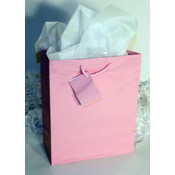 Pink Gift/Tote Bag - 21" x 17" x 7"