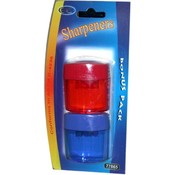 Pencil/Crayon Sharpeners - 2 pack - duel blade. Wholesale Bulk