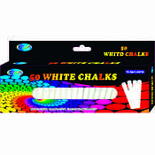 Chalk - White - 3' sticks - 50 pack Wholesale Bulk