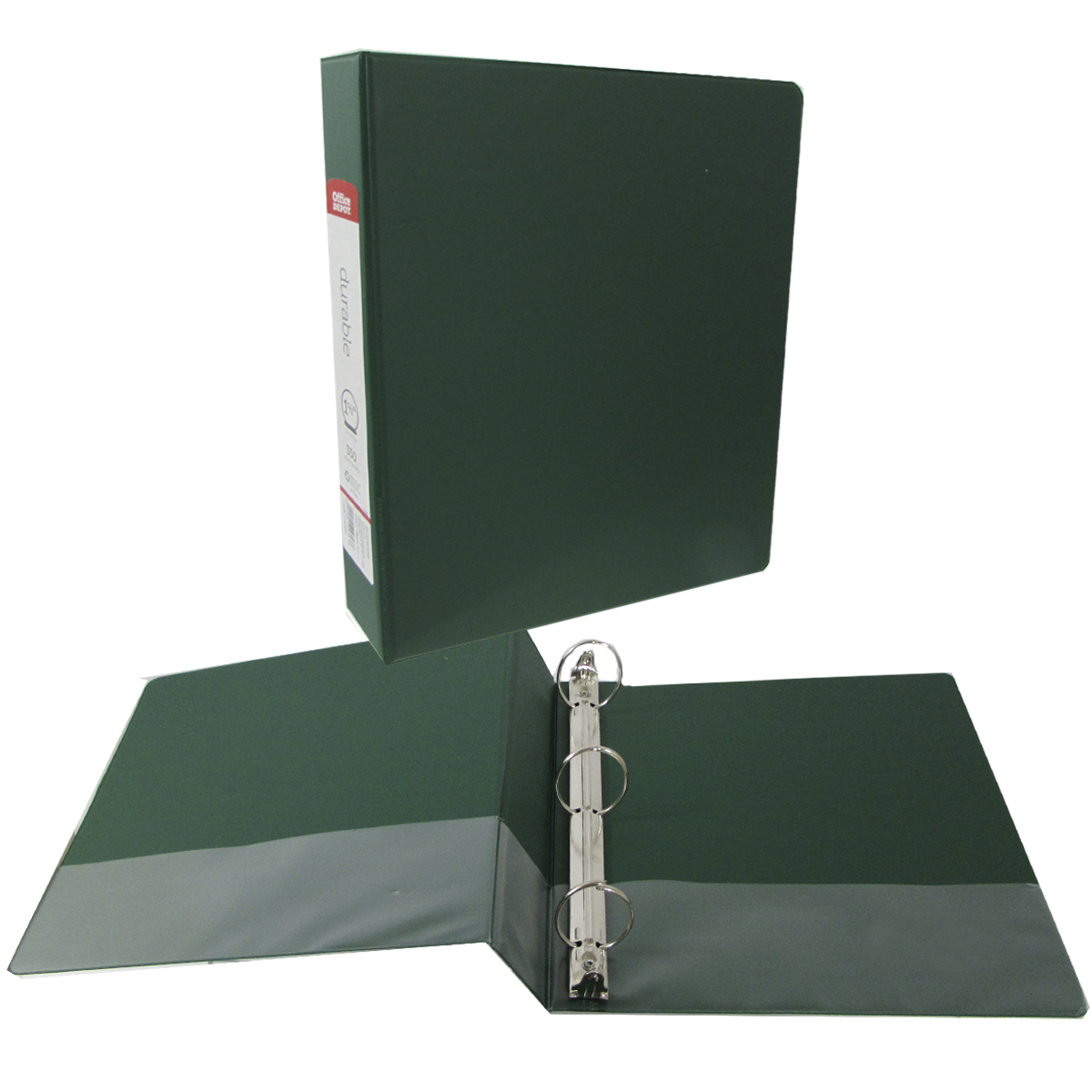 Wholesale Heavy Duty 1 1/2" Binder Dark Green DollarDays