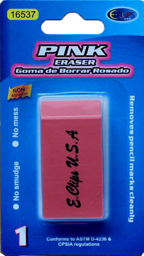 Wholesale Big Pink Eraser 1 Pack Sku 1882401 Dollardays