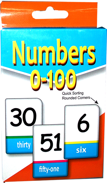Wholesale Flash Cards - Numbers 1-100(24x.04)