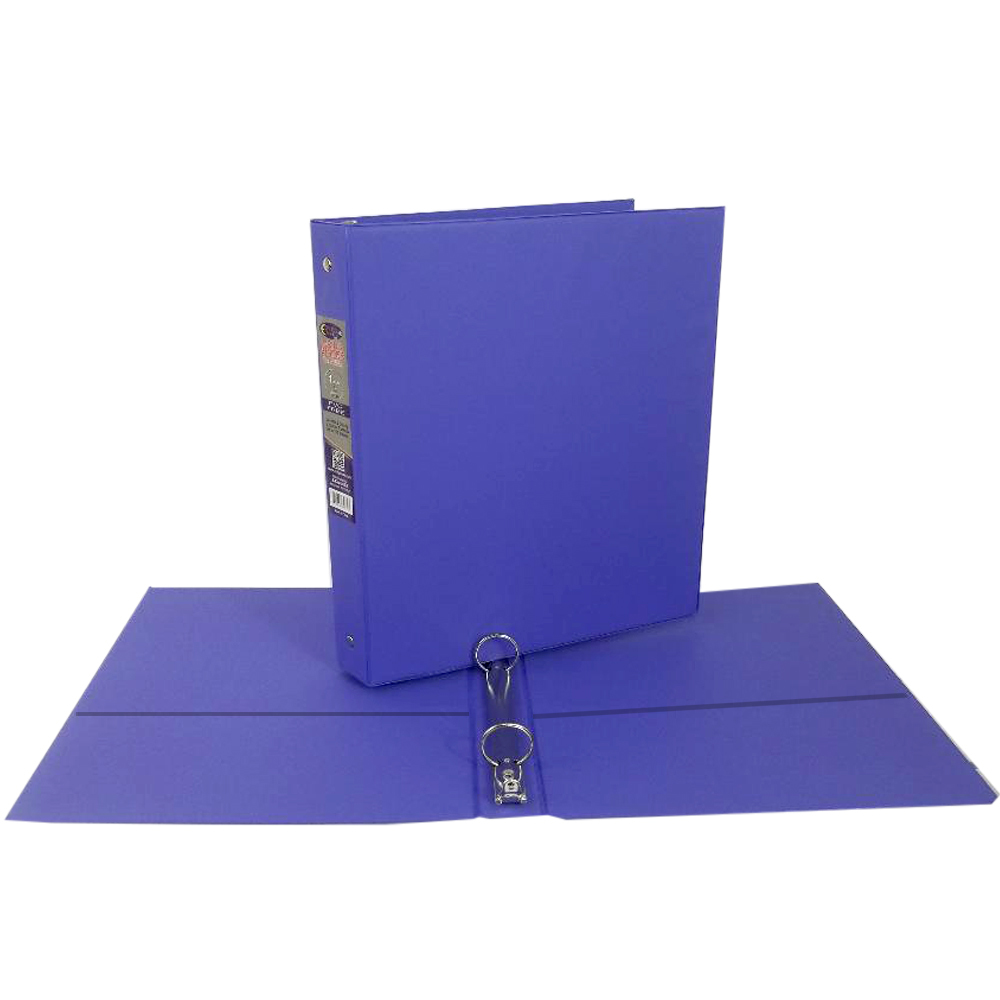 Wholesale 1" Hard Cover (PVC Free) 3Ring Binder Purple (SKU 2134626