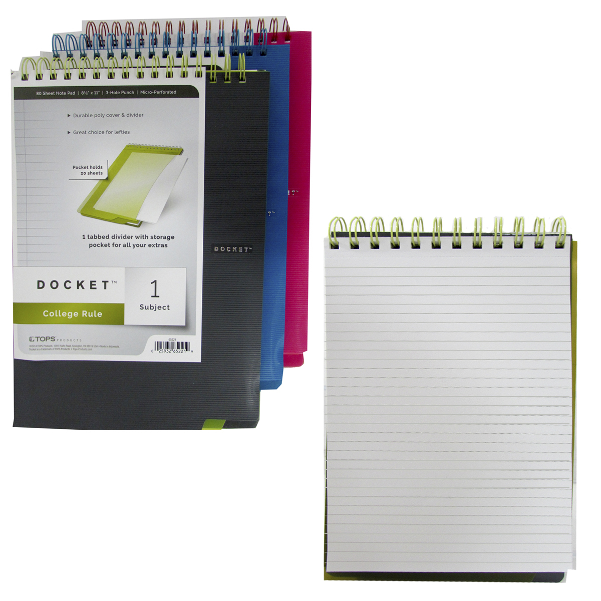 Wholesale TOPS Premium Writing Pad, 11"x9", College Ruled (SKU 2357489