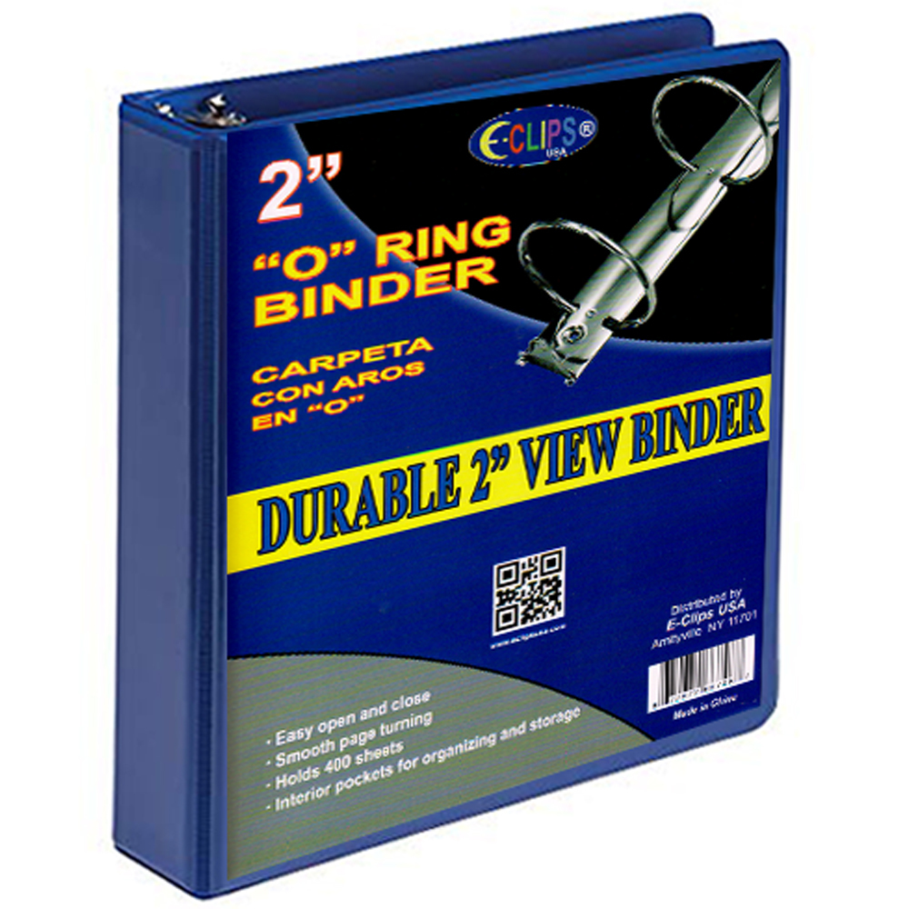 Wholesale Premium Navy 2" Binder (SKU 2321773) DollarDays