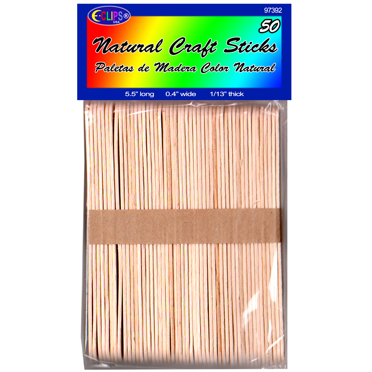 Wholesale Craft Sticks 50 ct (SKU 2353989) DollarDays