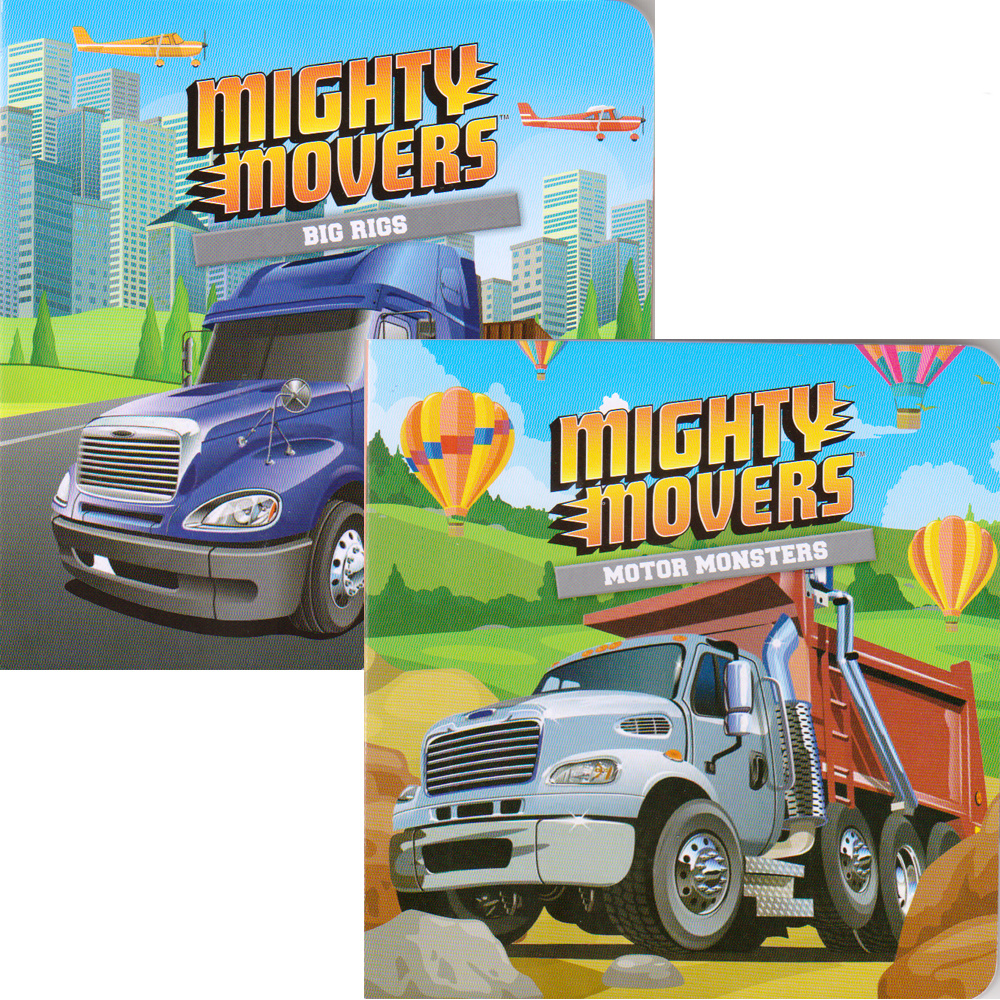 Wholesale Children's 'Mighty Movers' Board Books(48x.18)