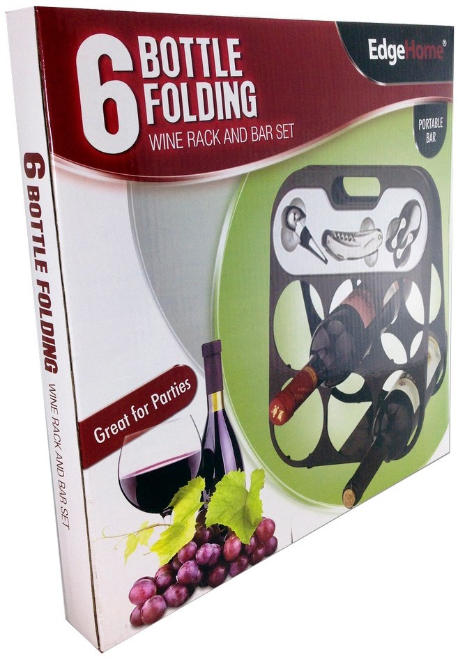 Wholesale Folding Wine Rack W / Tools(12x.09)