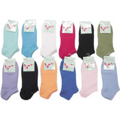 Women's No Show Socks, Size 9-11