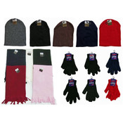 Winter Beanie Hats, Gloves, and Scarves