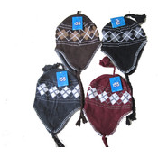 Adult Winter Scandinavian Ear Flap Hat