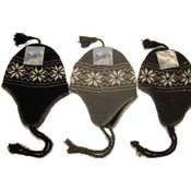 Adult Winter Scandinavian Ear Flap Hat