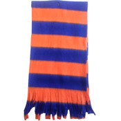 Fleece Scarves-Blue and Orange