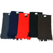 Winter Fleece Scarf-Solid - 10 Dozen