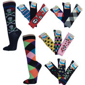 Knee High Computer Patterned Socks