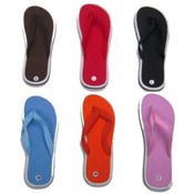 Ladies flip flops, 2 tone color