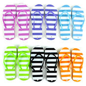 Women's Colored Patterned Flip Flops