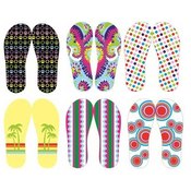 Women's Assorted Patterned Flip Flops