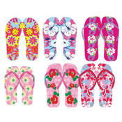 Women's Assorted Patterned Flip Flops