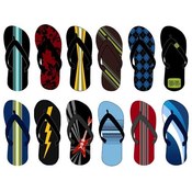 Boys Patterned Flip Flops