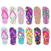 Girls Patterned Flip Flops