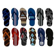 Men's Patterned Flip Flops